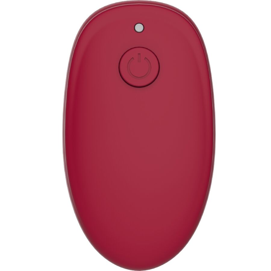Snail Vibe GIZI Duo parstimulator med fjärrkontroll i burgundy