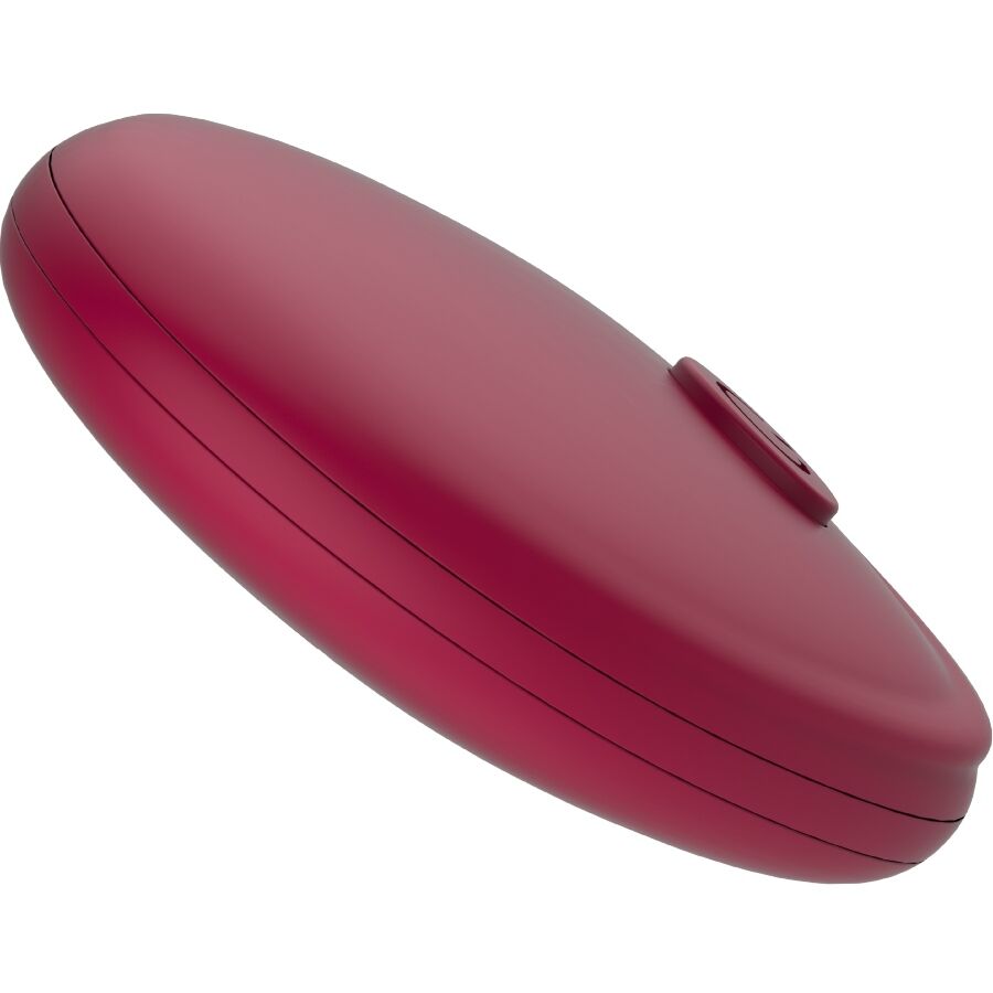 Snail Vibe GIZI Duo parstimulator med fjärrkontroll i burgundy