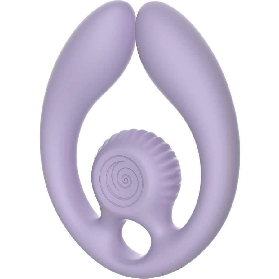 Snail Vibe GIZI Duo parstimulator med fjärrkontroll i lila