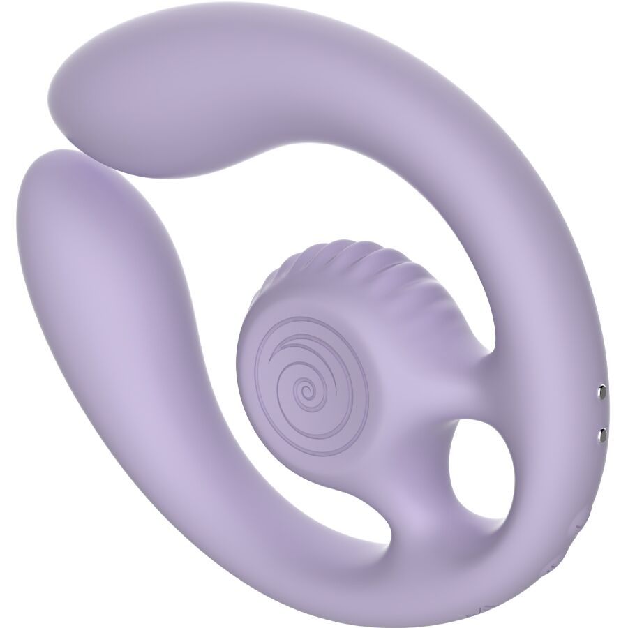 Snail Vibe GIZI Duo parstimulator med fjärrkontroll i lila