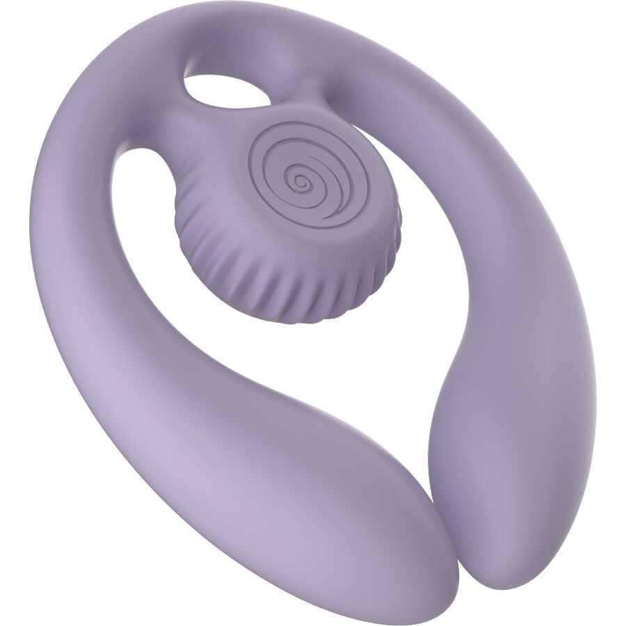 Snail Vibe GIZI Duo parstimulator med fjärrkontroll i lila