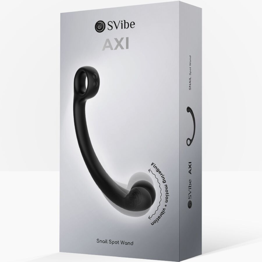 SNAIL VIBE AXI vibrerande massagestav i svart