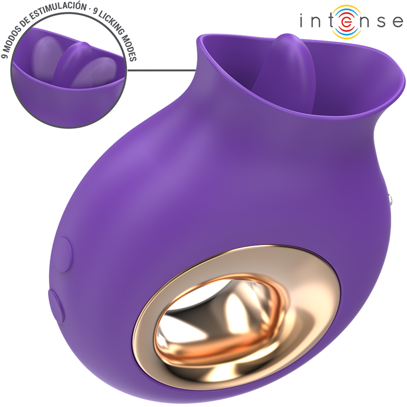 INTENSE TULI klitorisstimulator i lila med 9 vibrationslägen