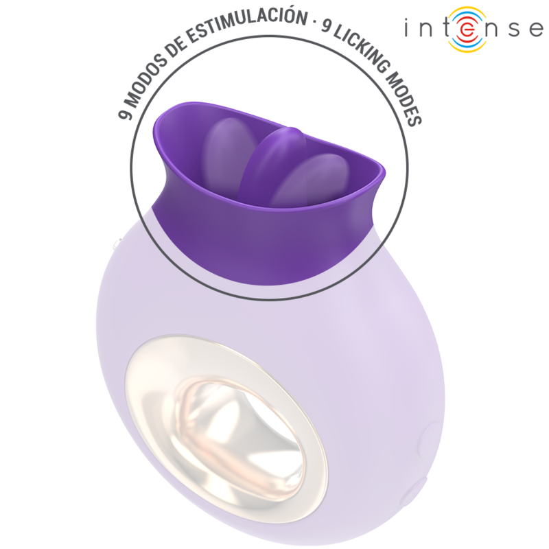 INTENSE TULI klitorisstimulator i lila med 9 vibrationslägen