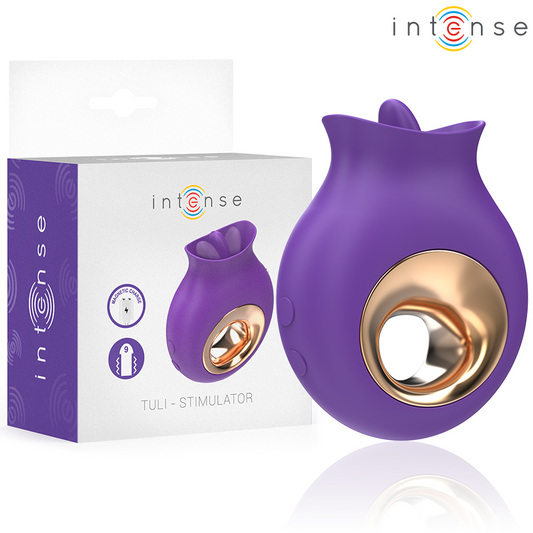 INTENSE TULI klitorisstimulator i lila med 9 vibrationslägen
