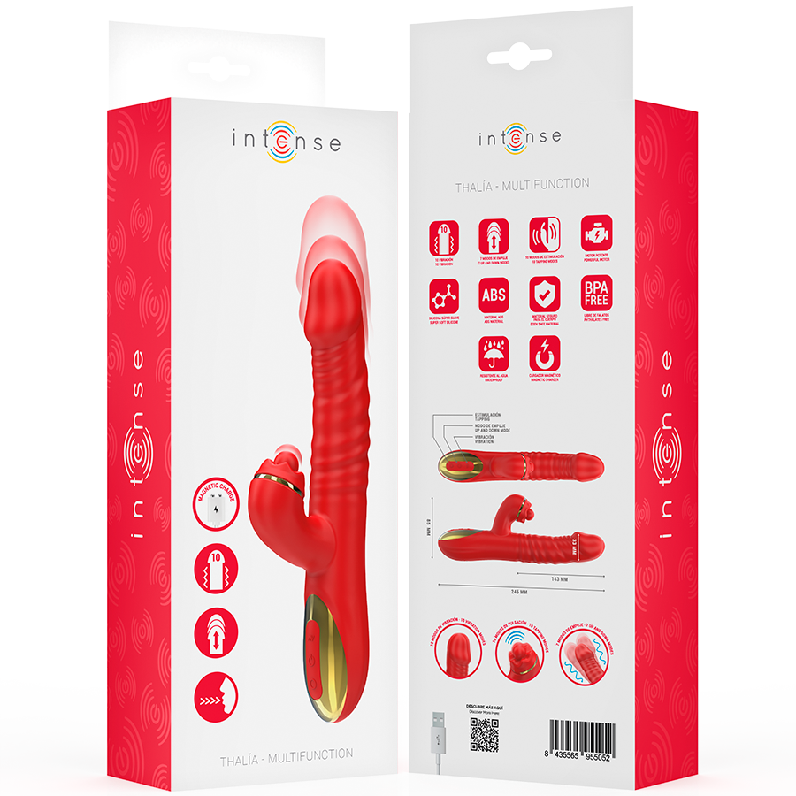 INTENSE THALIA vibrator i röd färg