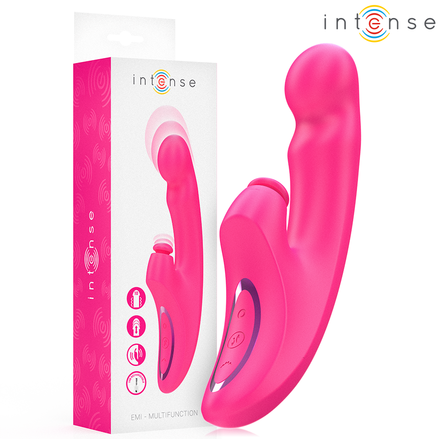 INTENSE EMI vibrator 13,5 cm multifunktionell rosa