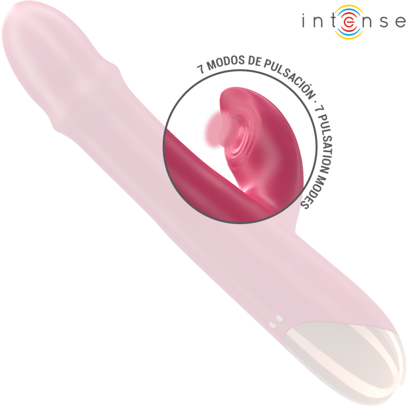 INTENSE CHLOE multifunktionell vibrator 3 i 1 röd