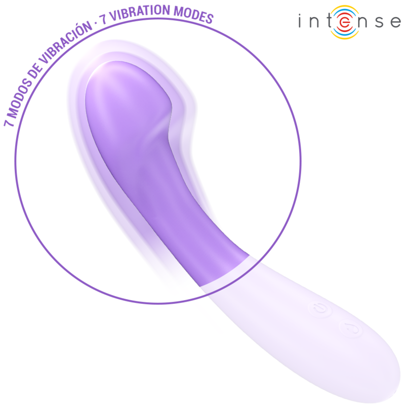 BECKY vibrator 19 cm med värmefunktion och 7 vibrationslägen i lila