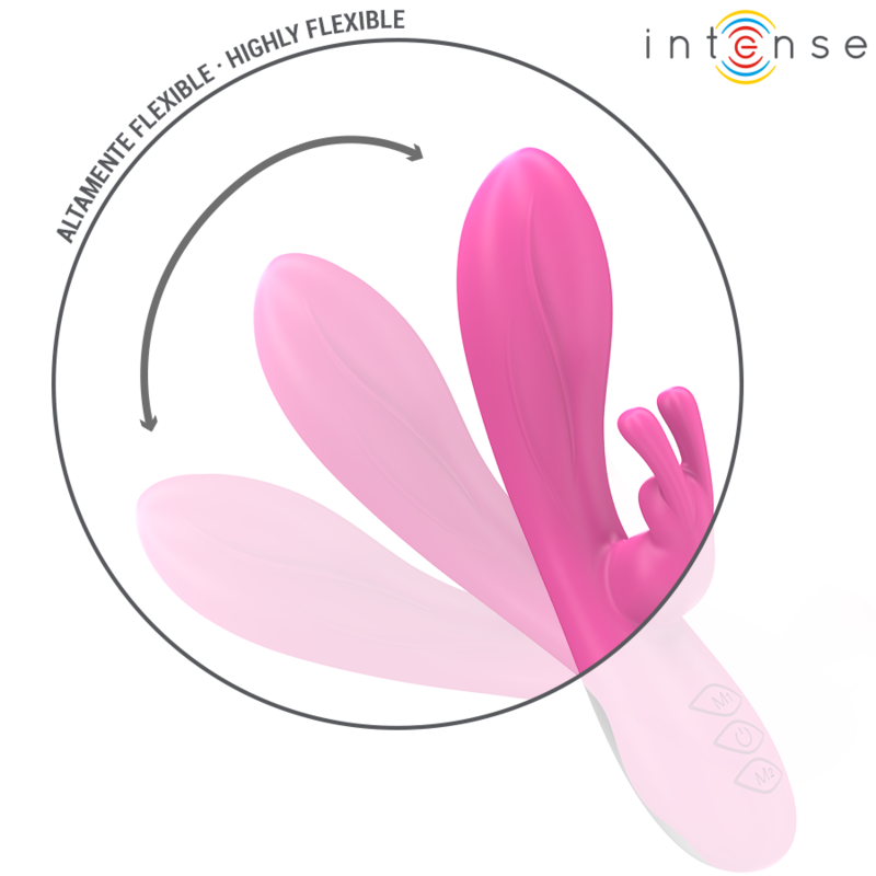 RANDALL Rabbit Vibrator från INTENSE i rosa med 10 vibrationslägen