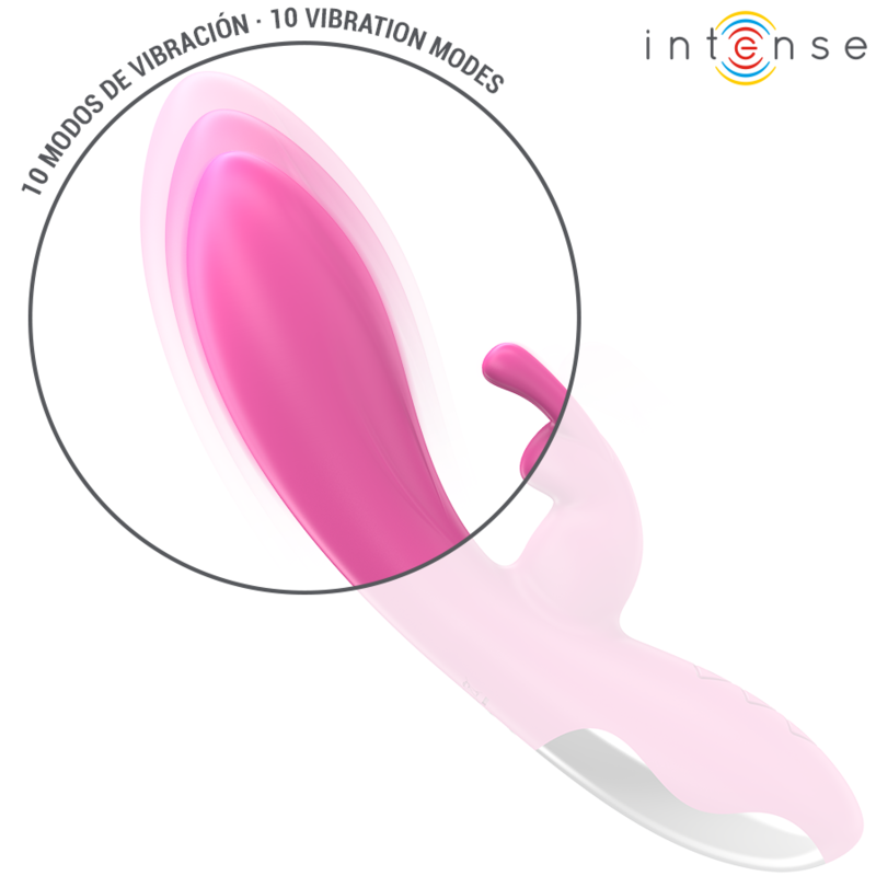 RANDALL Rabbit Vibrator från INTENSE i rosa med 10 vibrationslägen