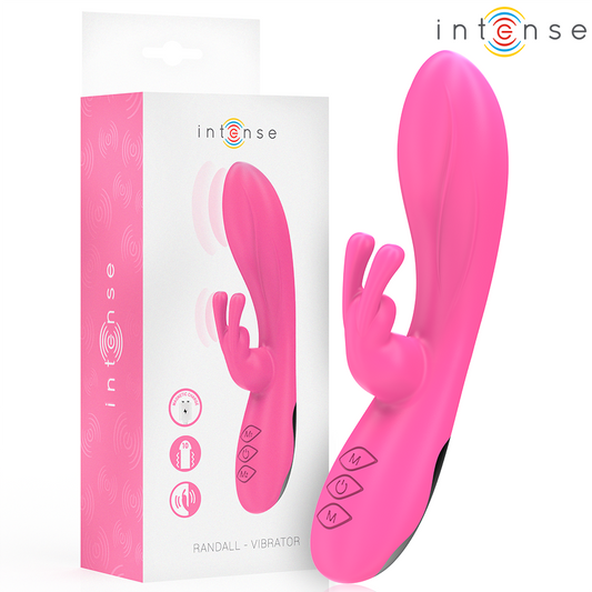 RANDALL Rabbit Vibrator från INTENSE i rosa med 10 vibrationslägen