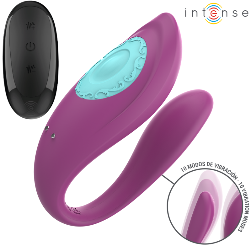 INTENSE ANNIE U-formad vibrator och stimulator lila