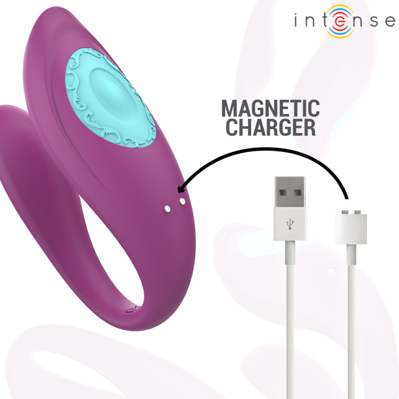 INTENSE ANNIE U-formad vibrator och stimulator lila