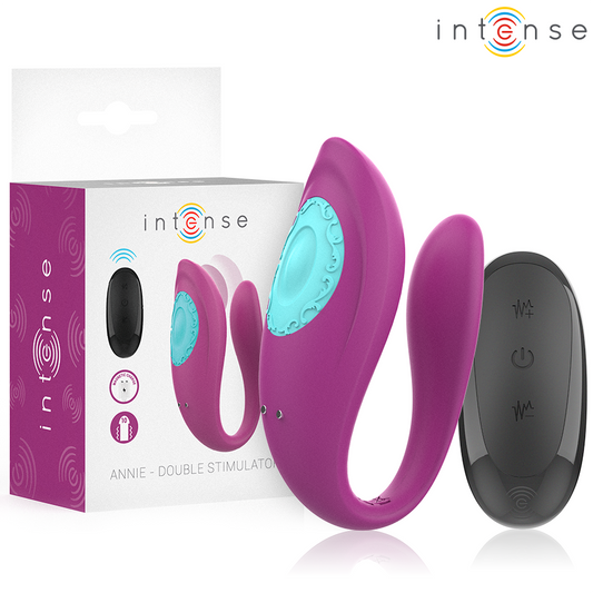 INTENSE ANNIE U-formad vibrator och stimulator lila