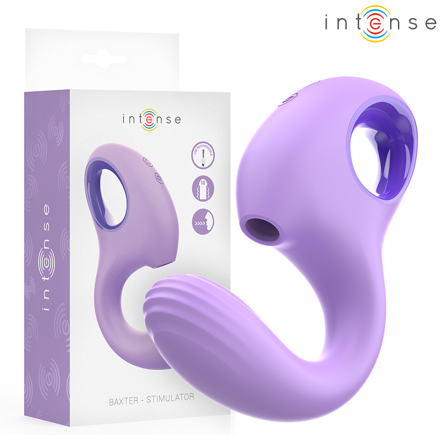 INTENSE BAXTER vibrator och stimulator i violett