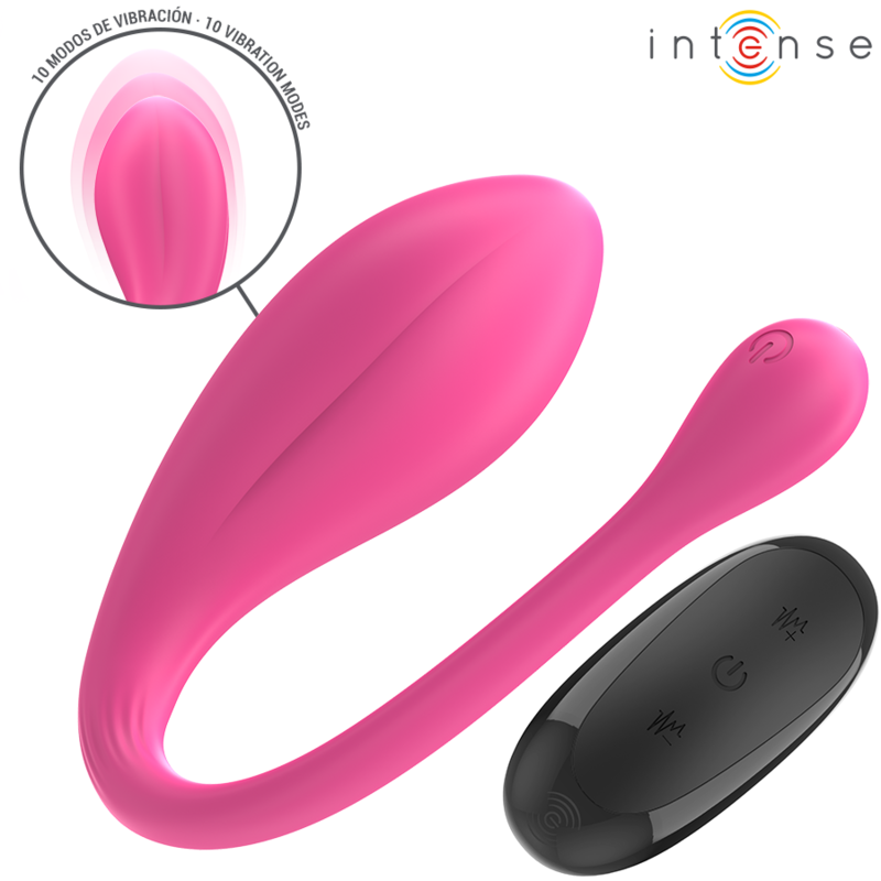INTENSE JANICE U VIBRATOR i rosa med fjärrkontroll