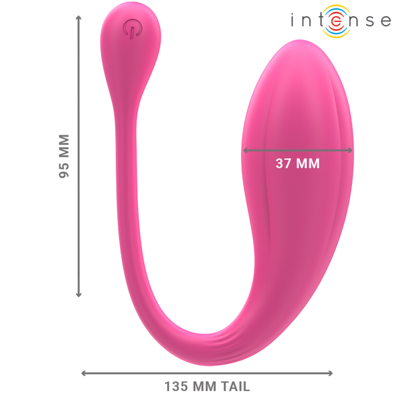 INTENSE JANICE U VIBRATOR i rosa med fjärrkontroll