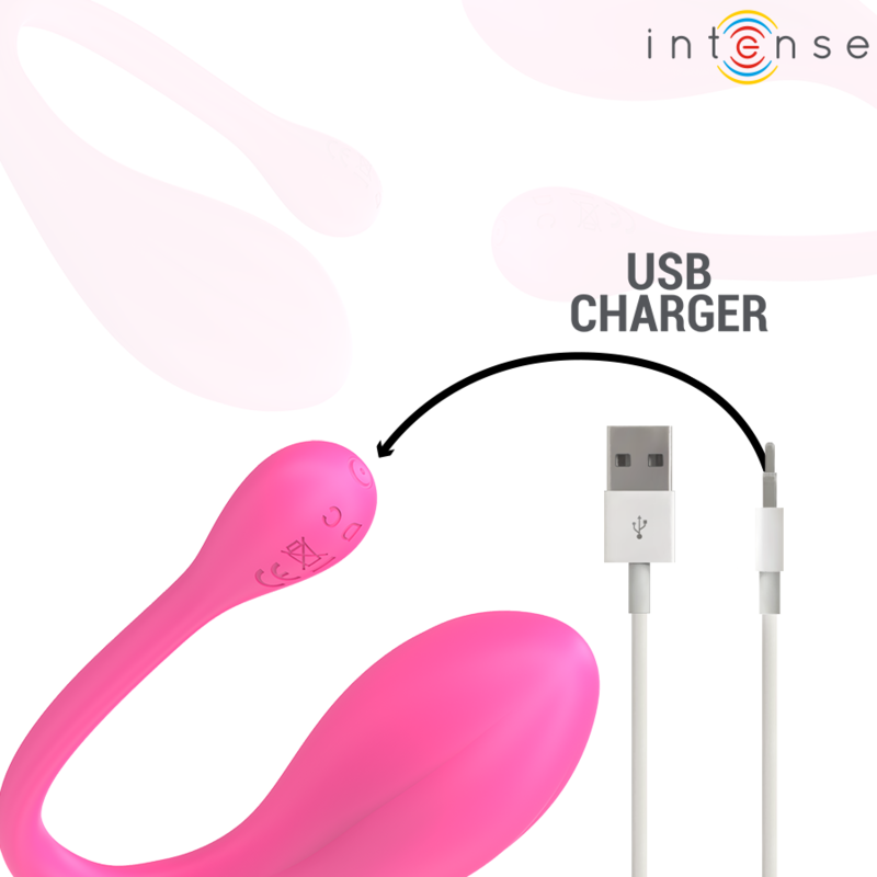 INTENSE JANICE U VIBRATOR i rosa med fjärrkontroll