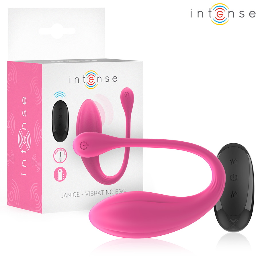 INTENSE JANICE U VIBRATOR i rosa med fjärrkontroll