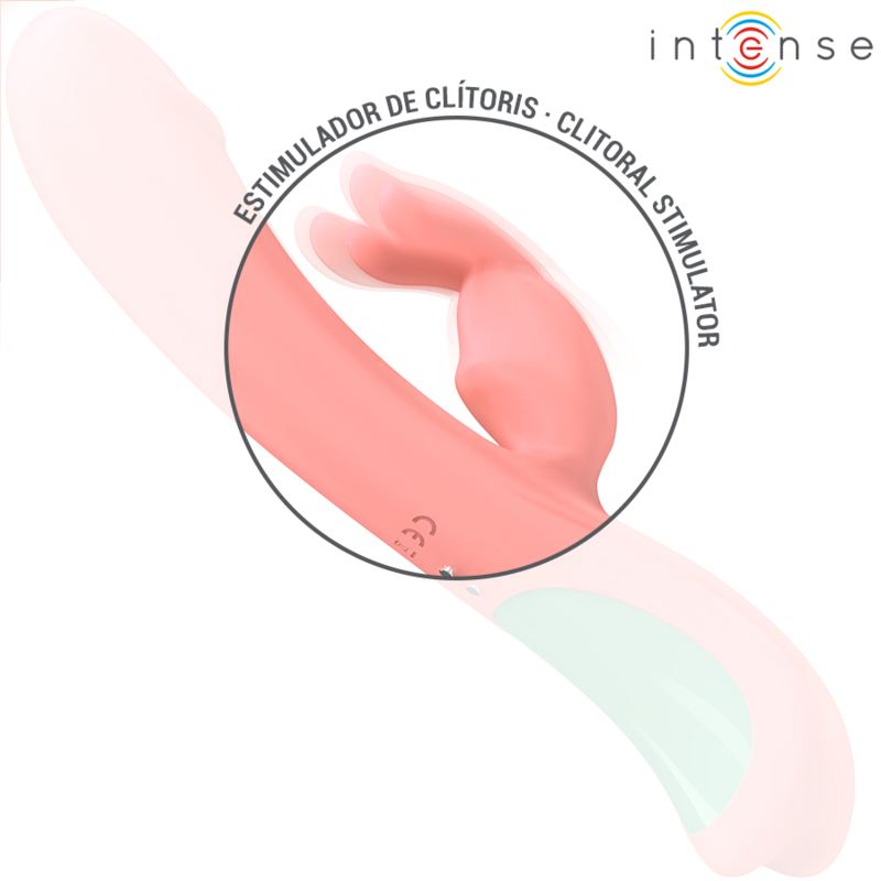 RACHEL Rabbit Vibrator med 5 vibrationslägen i rosa