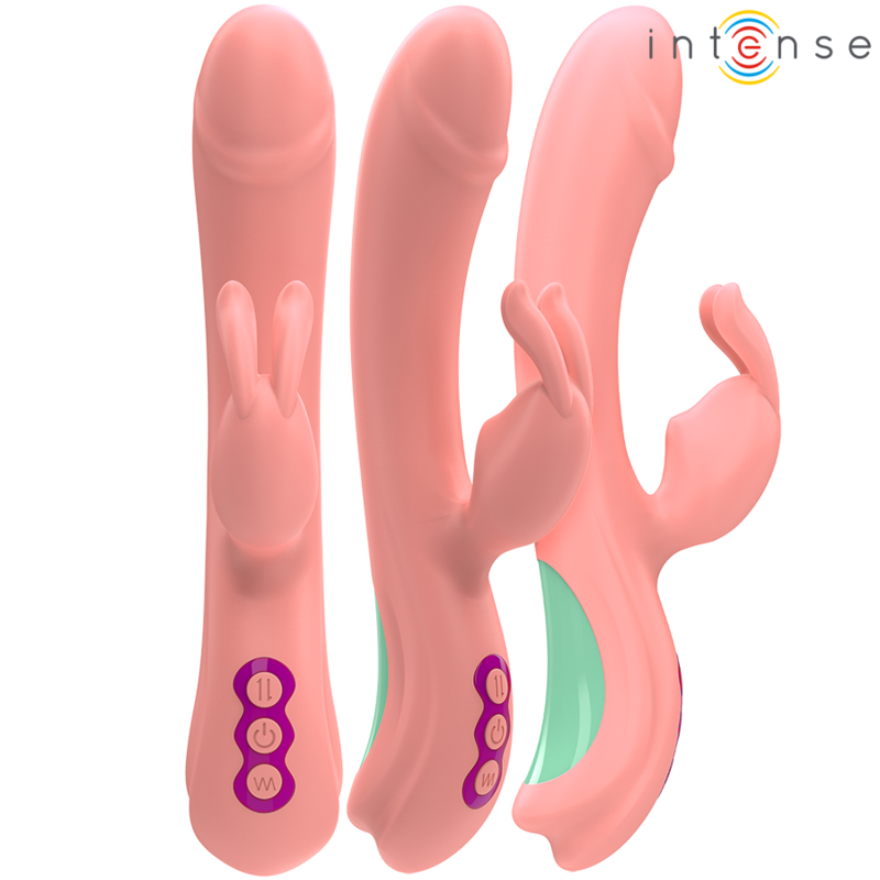 RACHEL Rabbit Vibrator med 5 vibrationslägen i rosa