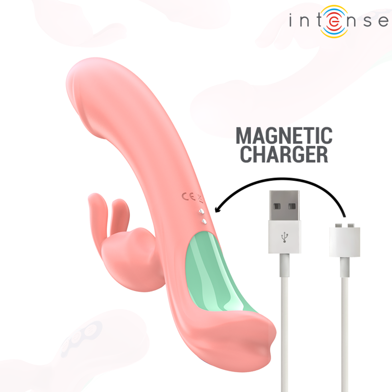 RACHEL Rabbit Vibrator med 5 vibrationslägen i rosa