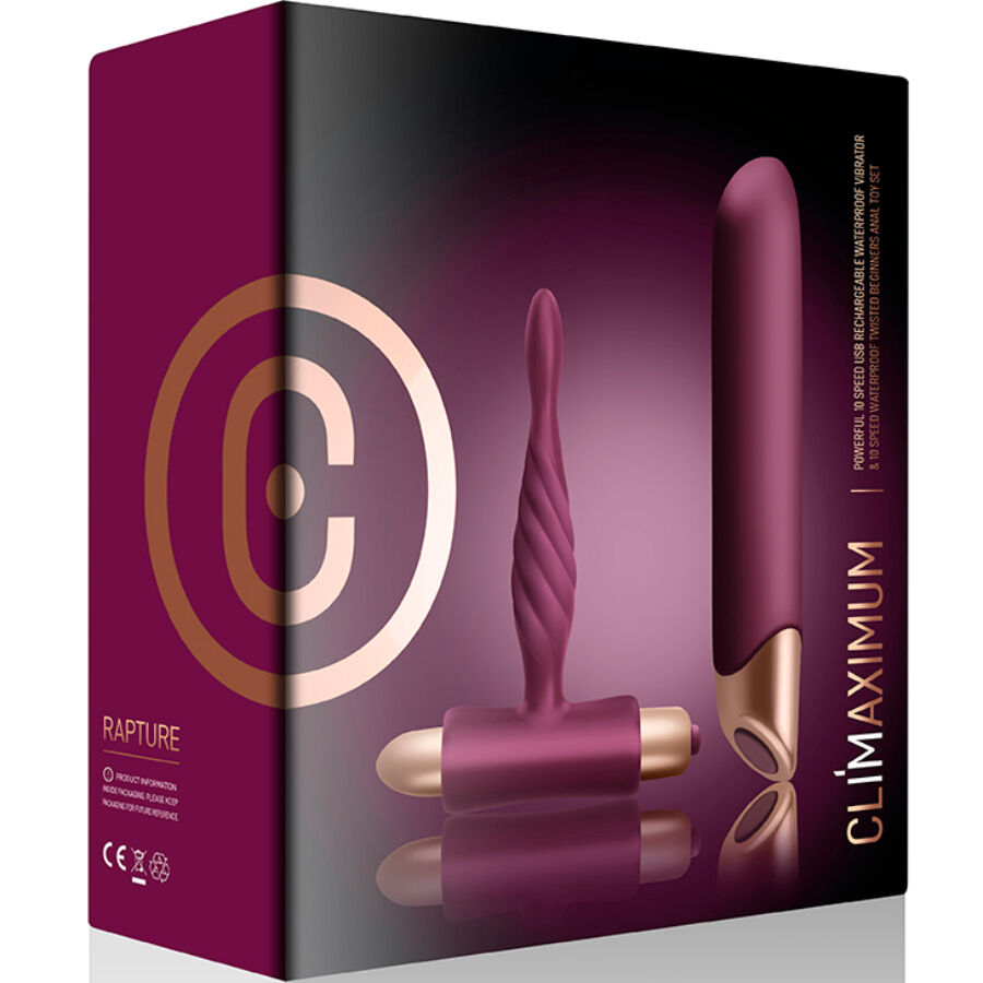 CLIMAXIMUM - Rapture Kit Vibrator Classic + Nybörjar Analplugg