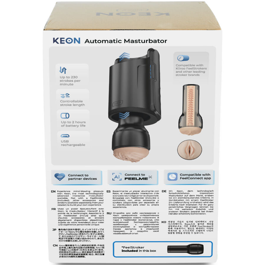 KIIROO Keon WiFi Combo Automatisk Masturbator och Feel Stroker
