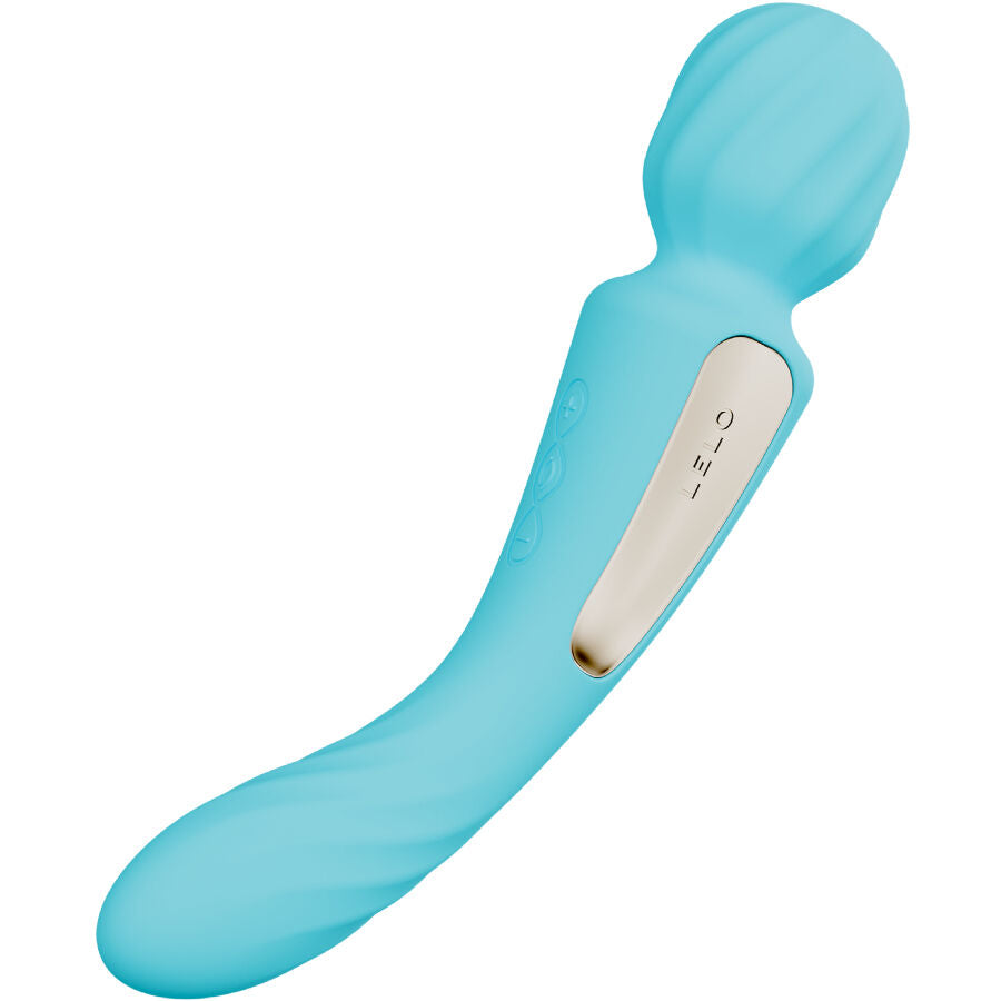 LELO SWITCH VIBRATOR WANDA med dubbel stimulering i aqua-färg