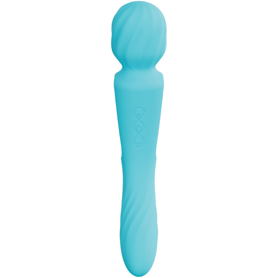 LELO SWITCH VIBRATOR WANDA med dubbel stimulering i aqua-färg