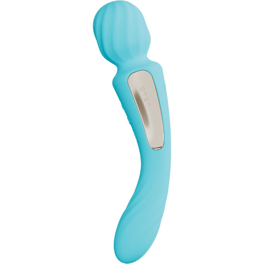 LELO SWITCH VIBRATOR WANDA med dubbel stimulering i aqua-färg