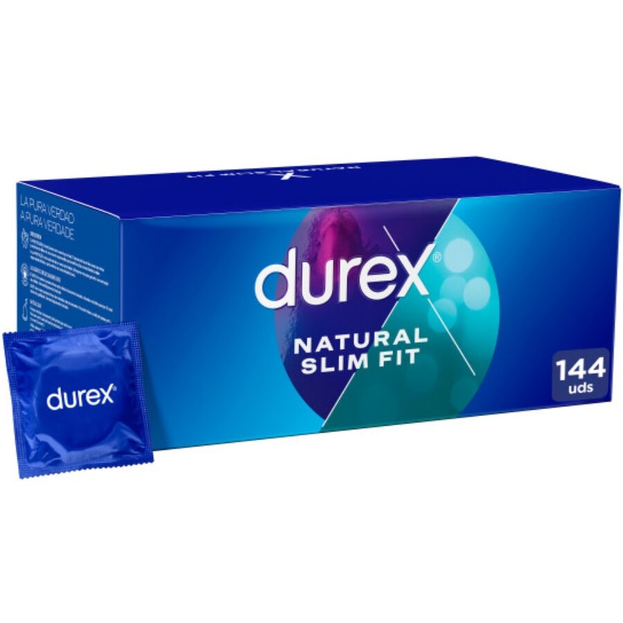 Durex Natural Slim Fit kondomer 144 enheter