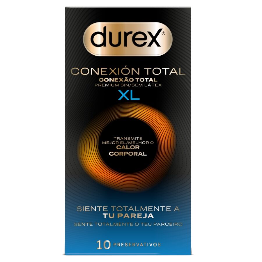 Durex Total Connection XL Ultra Fin Plus Latexfri kondomer 10 enheter