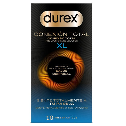 Durex Total Connection XL Ultra Fin Plus Latexfri kondomer 10 enheter