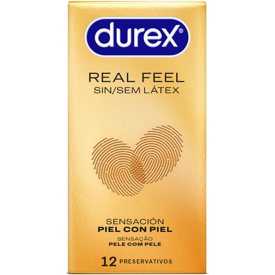 Durex Real Feel kondomer utan latex, 12 enheter