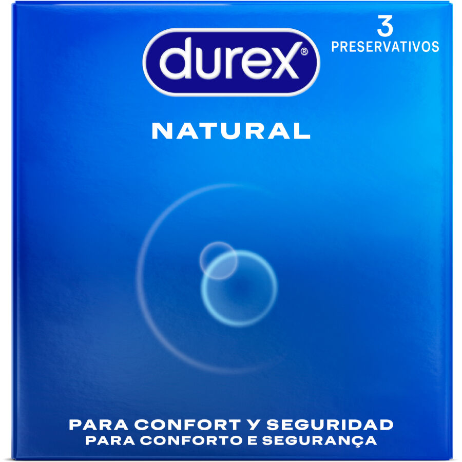 Durex Natural Comfort kondomer, 3 enheter