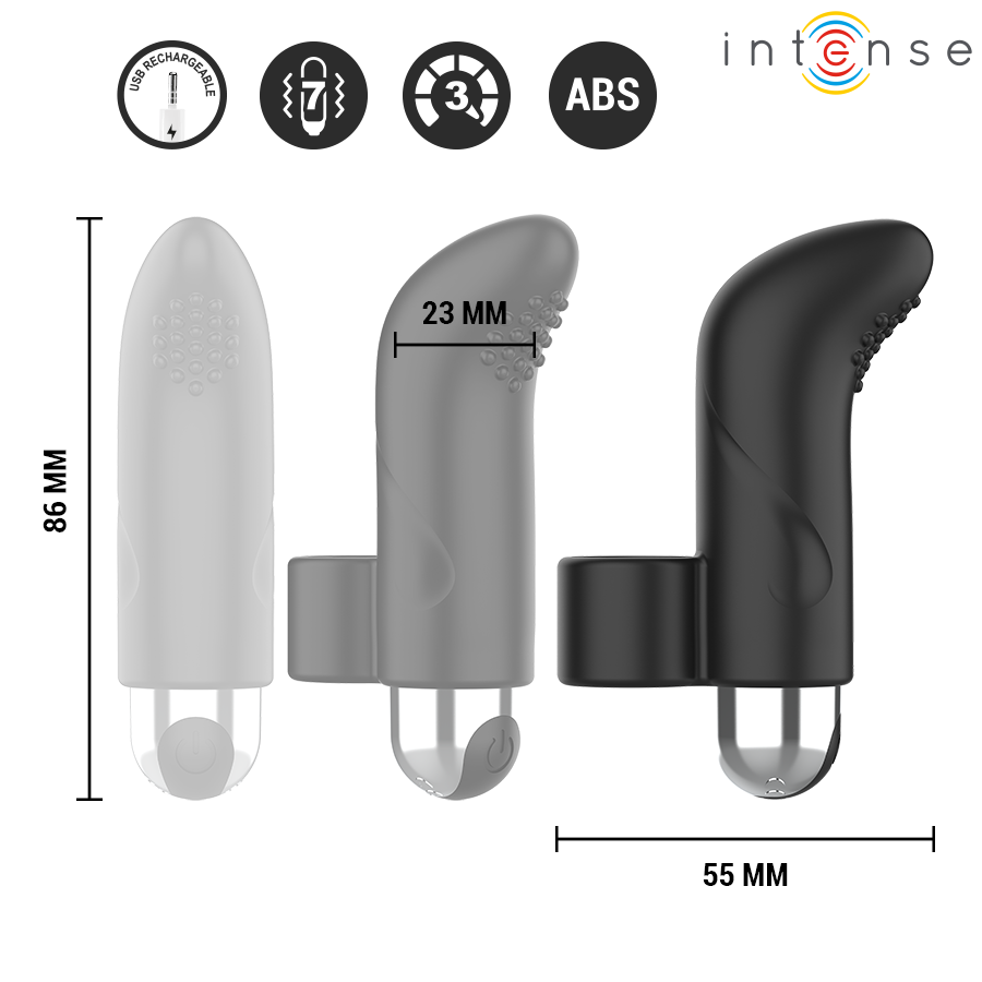 Damiano återladdningsbar fingerstimulator i elegant design