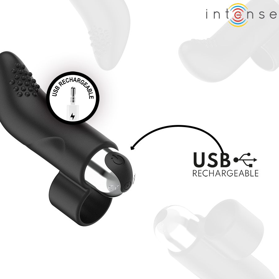 Damiano återladdningsbar fingerstimulator i elegant design