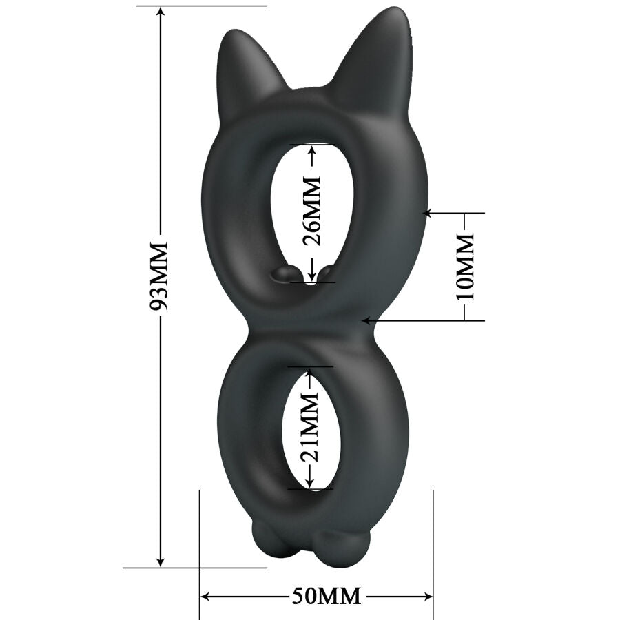 Crazy Bull Toran Double Silicone Ring Model 20