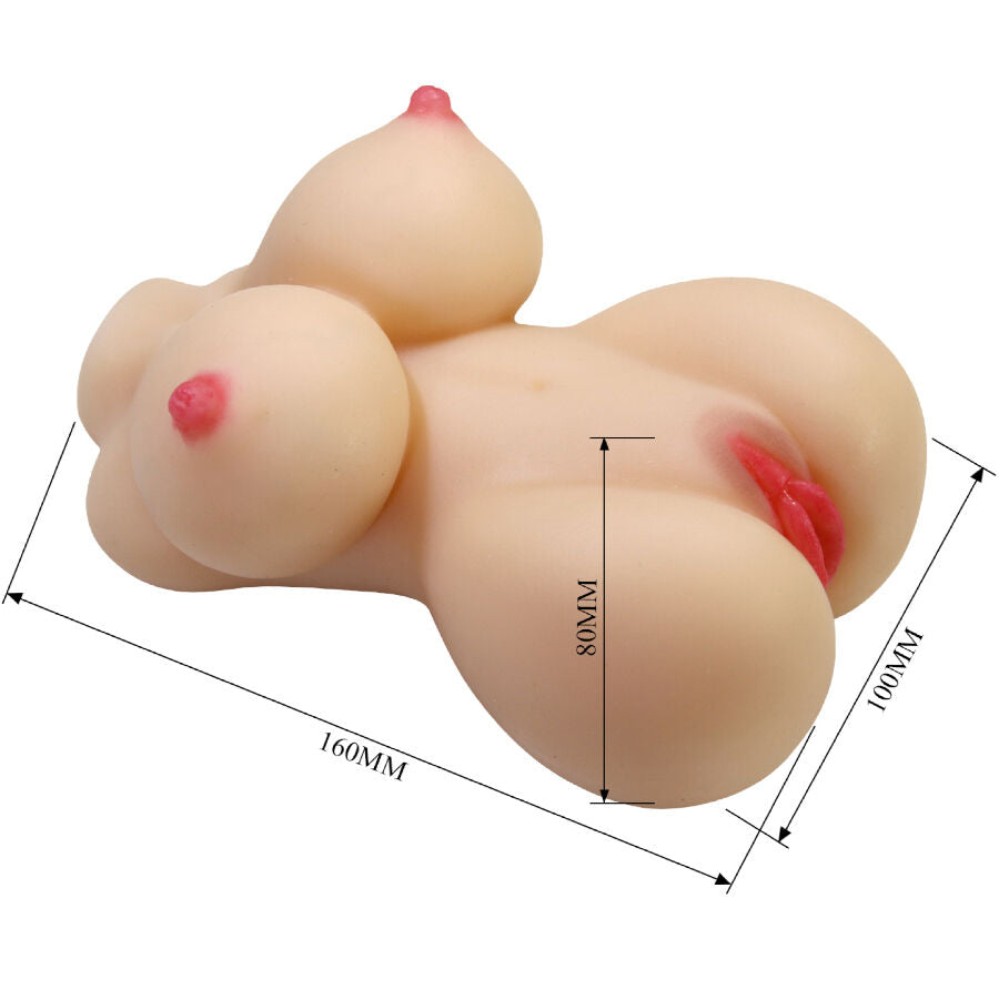 Herta Mini Torso realistisk kvinnlig vagina 497 g