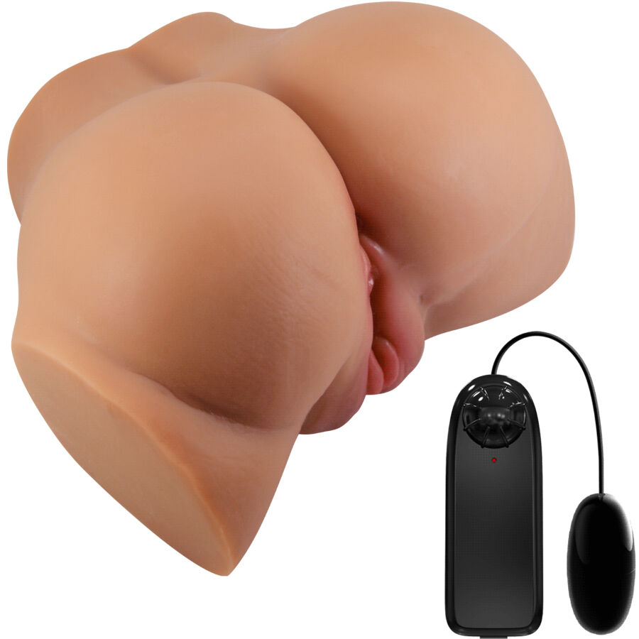 CRAZY BULL Emilia Ass Vibrator med realistisk vagina och anus