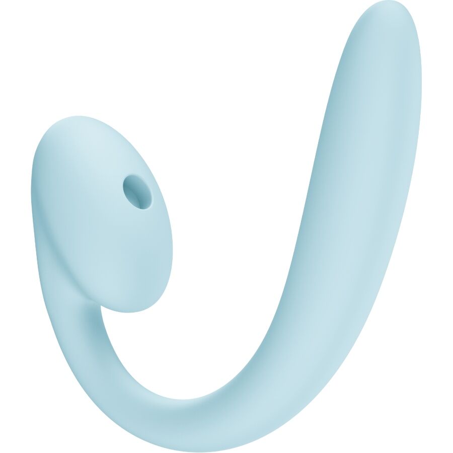 FUN FACTORY Crescendo isblå vibrator med dubbel stimulering