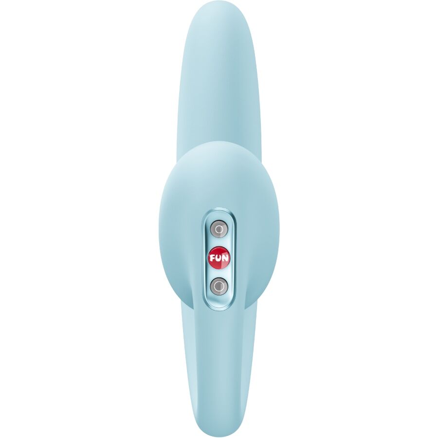 FUN FACTORY Crescendo isblå vibrator med dubbel stimulering
