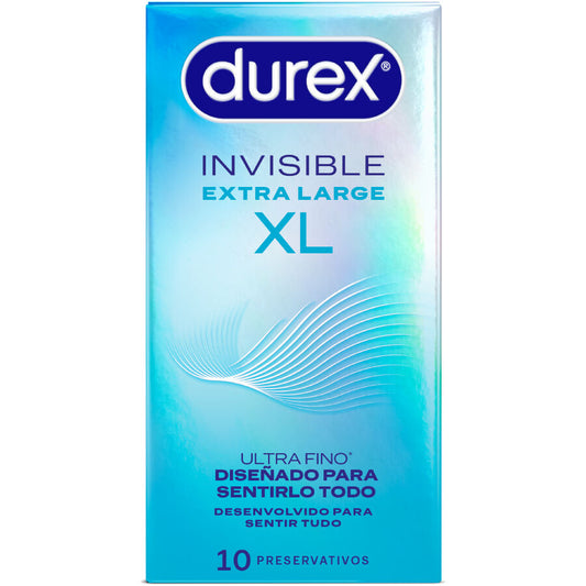 Durex Invisible XL kondomer, 10 enheter