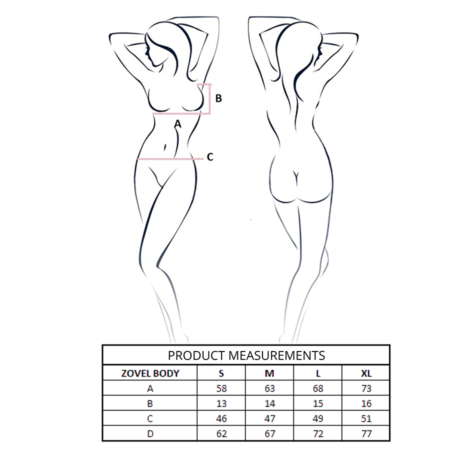 PASSION ZOVEL bodysuit i ljust grått för kvinnor