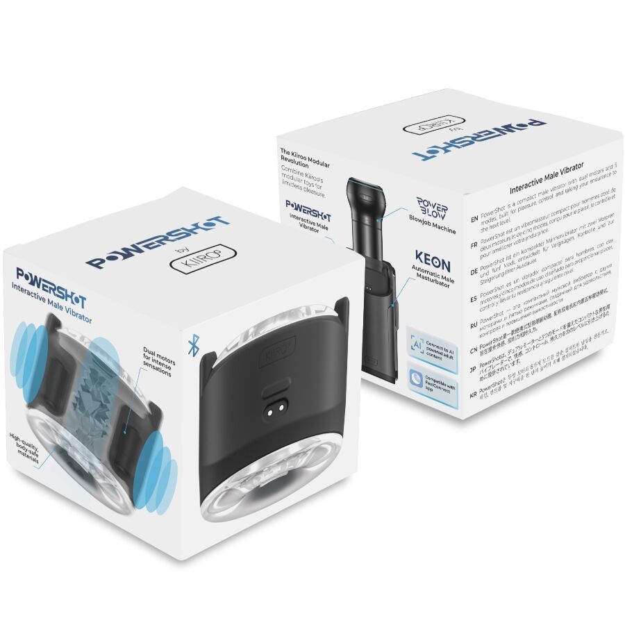 KIIROO PowerShot manlig pocket vibrator