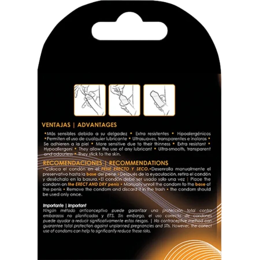 Uniq Classic latexfria kondomer 3 enheter