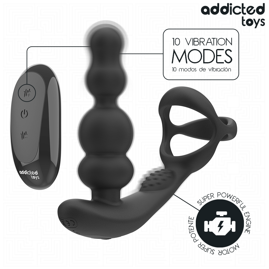 Roterande prostatamassager med fjärrkontroll från Addicted Toys