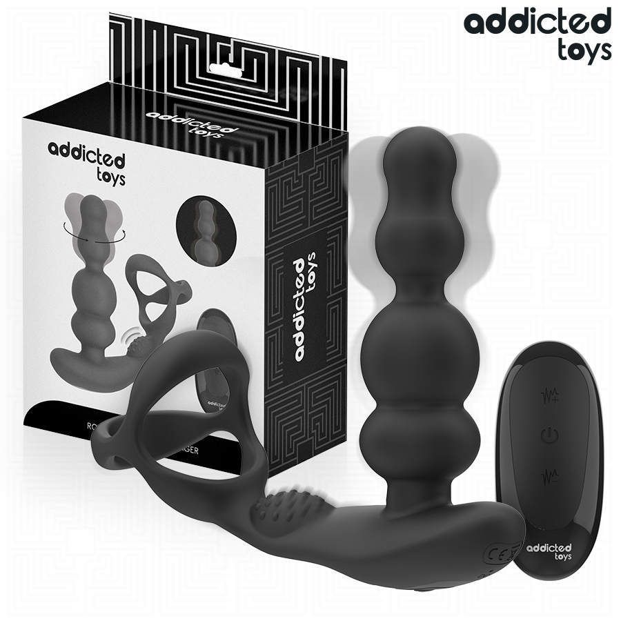 Roterande prostatamassager med fjärrkontroll från Addicted Toys